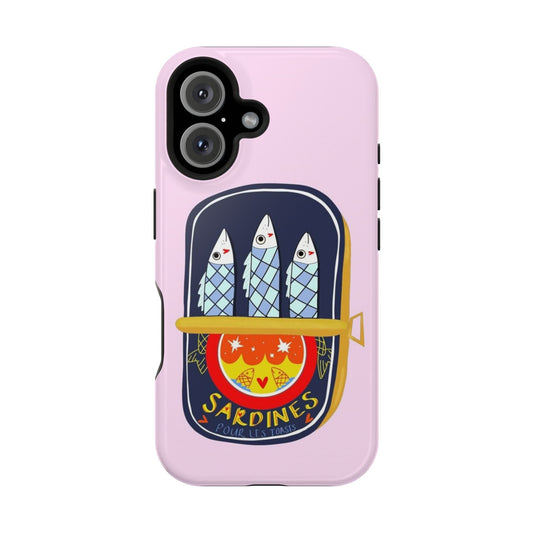 Cute Pink Sardines iPhone Case - SmartHomeGoodies