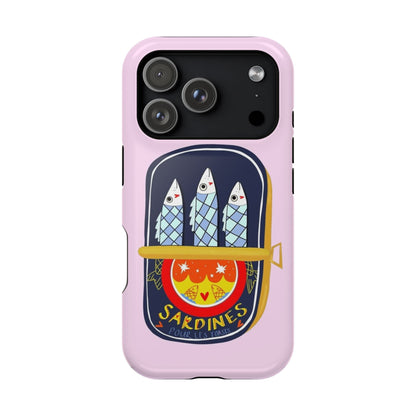 Cute Pink Sardines iPhone Case - SmartHomeGoodies