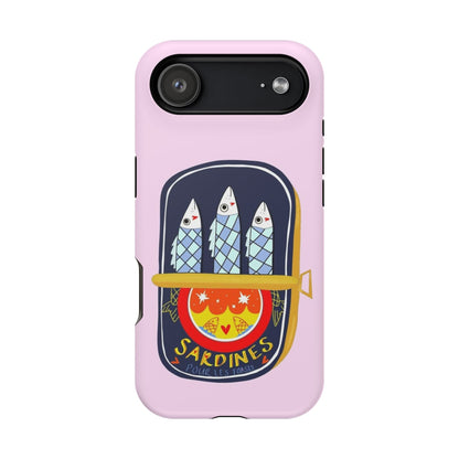 Cute Pink Sardines iPhone Case - SmartHomeGoodies