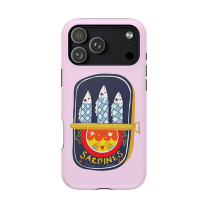 Cute Pink Sardines iPhone Case - SmartHomeGoodies