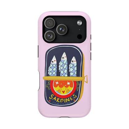 Cute Pink Sardines iPhone Case - SmartHomeGoodies