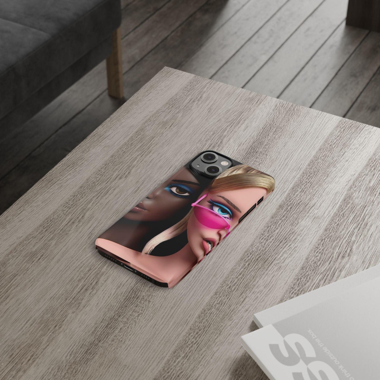 Divas Besties Duo Slim Phone Cases - SmartHomeGoodies