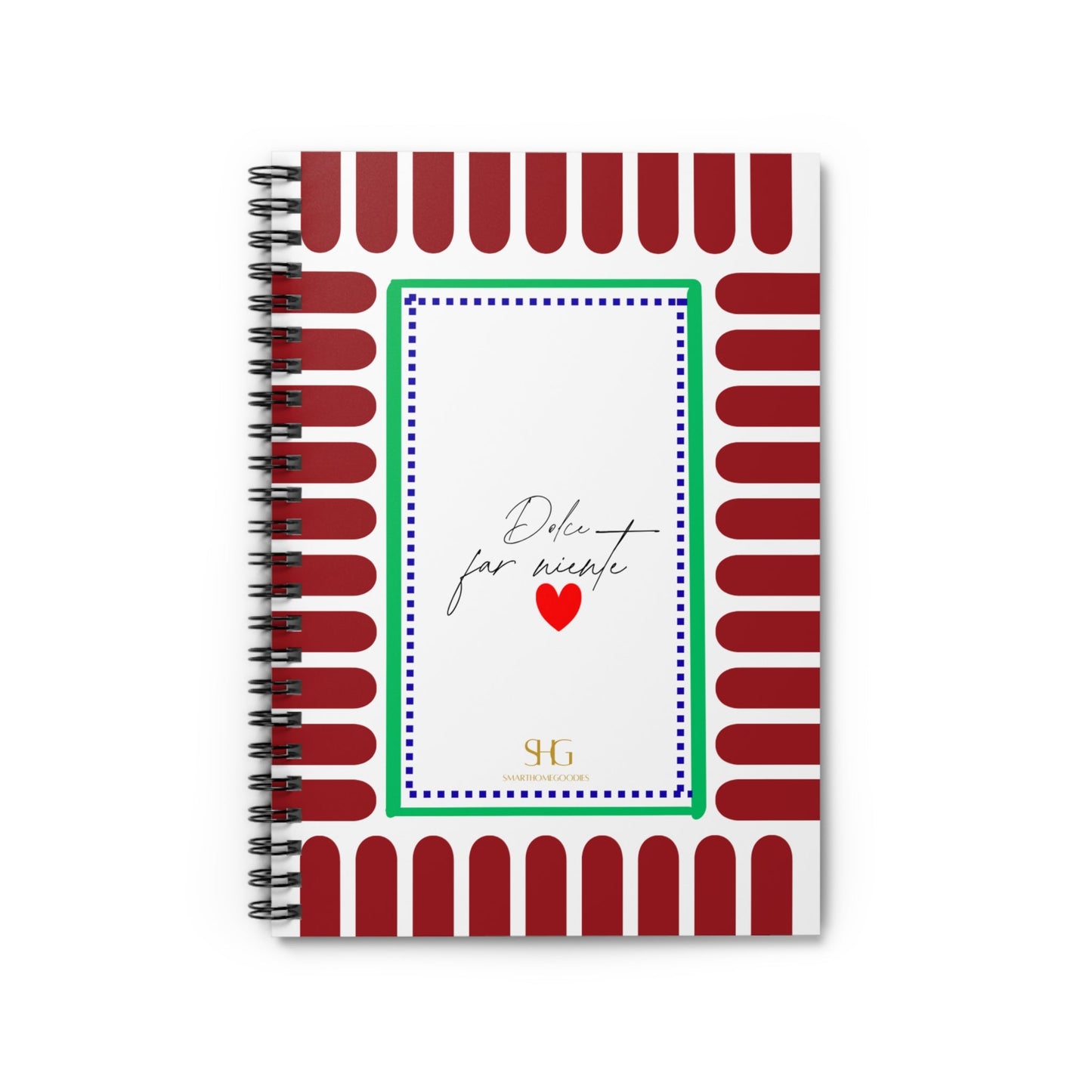 Dolce Far Niente Ruled Spiral Notebook - SmartHomeGoodies