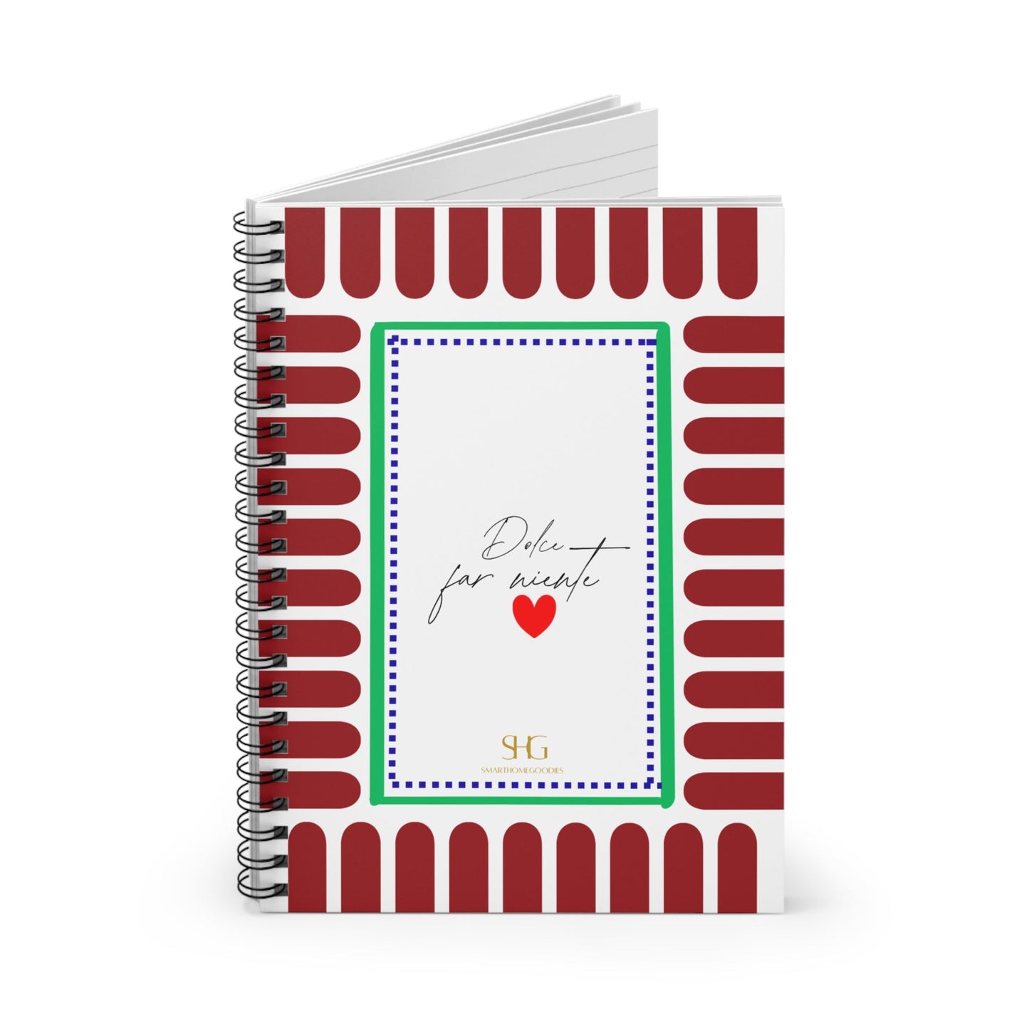 Dolce Far Niente Ruled Spiral Notebook - SmartHomeGoodies
