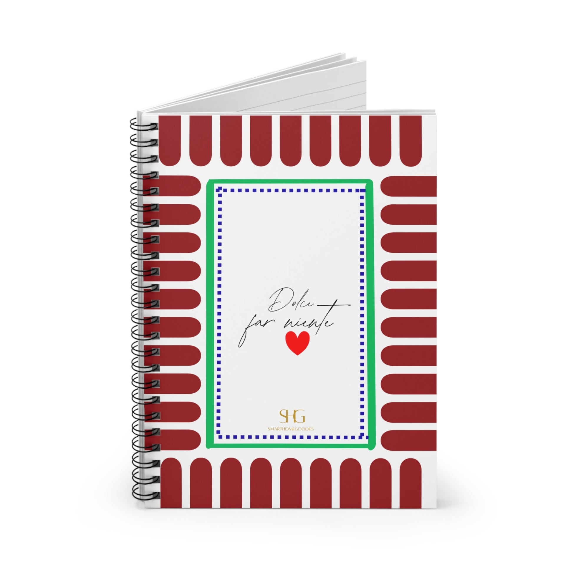 Dolce Far Niente Ruled Spiral Notebook - SmartHomeGoodies