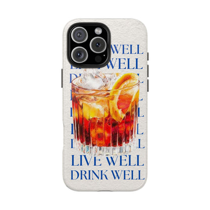 Drink Well Live Well iPhone Cases - SmartHomeGoodies