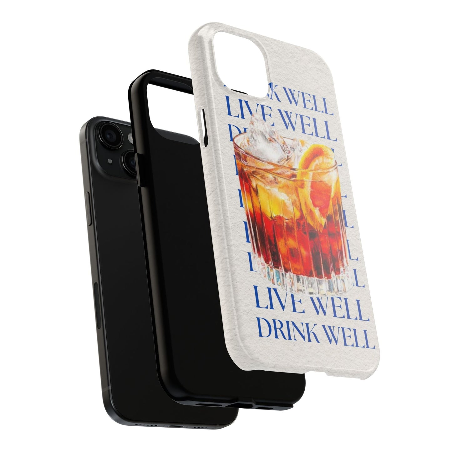 Drink Well Live Well iPhone Cases - SmartHomeGoodies