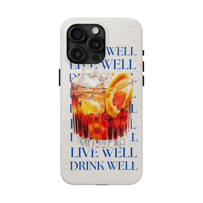 Drink Well Live Well iPhone Cases - SmartHomeGoodies