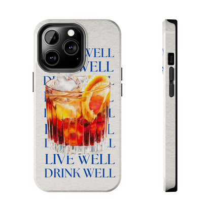 Drink Well Live Well iPhone Cases - SmartHomeGoodies