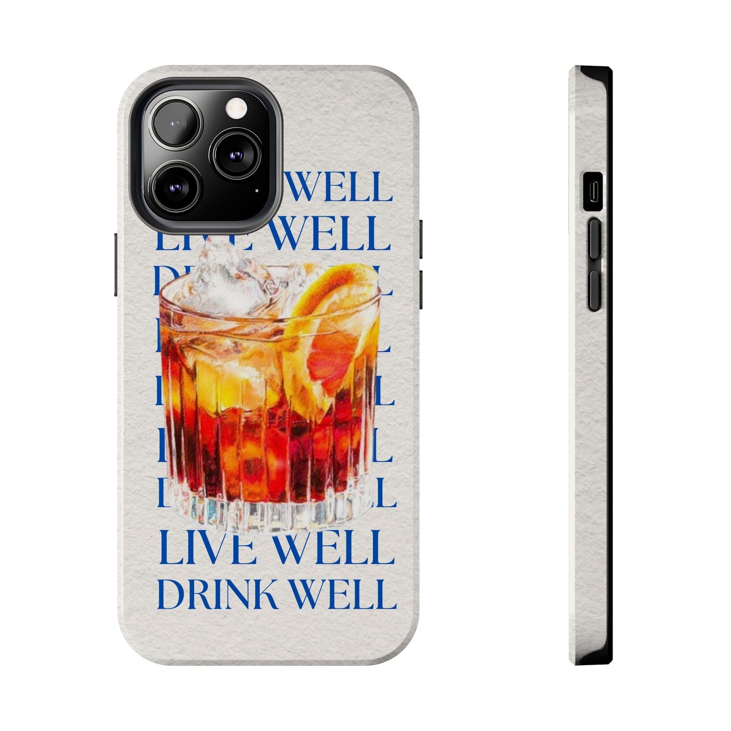 Drink Well Live Well iPhone Cases - SmartHomeGoodies