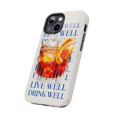 Drink Well Live Well iPhone Cases - SmartHomeGoodies