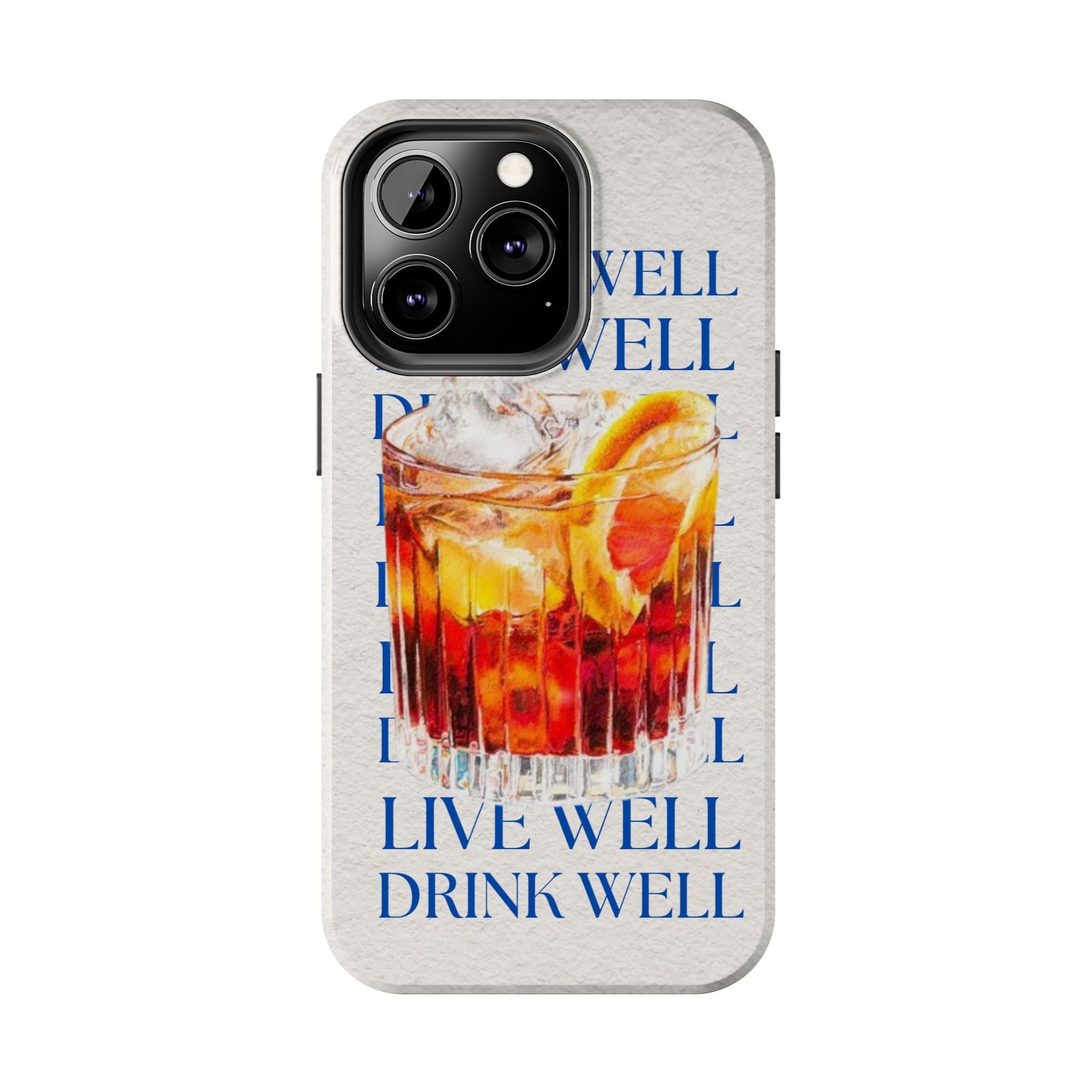 Drink Well Live Well iPhone Cases - SmartHomeGoodies