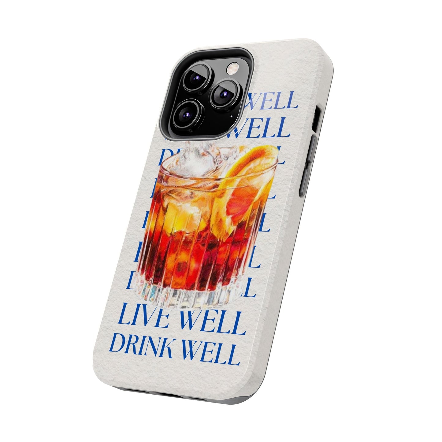 Drink Well Live Well iPhone Cases - SmartHomeGoodies