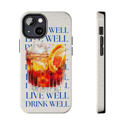 Drink Well Live Well iPhone Cases - SmartHomeGoodies