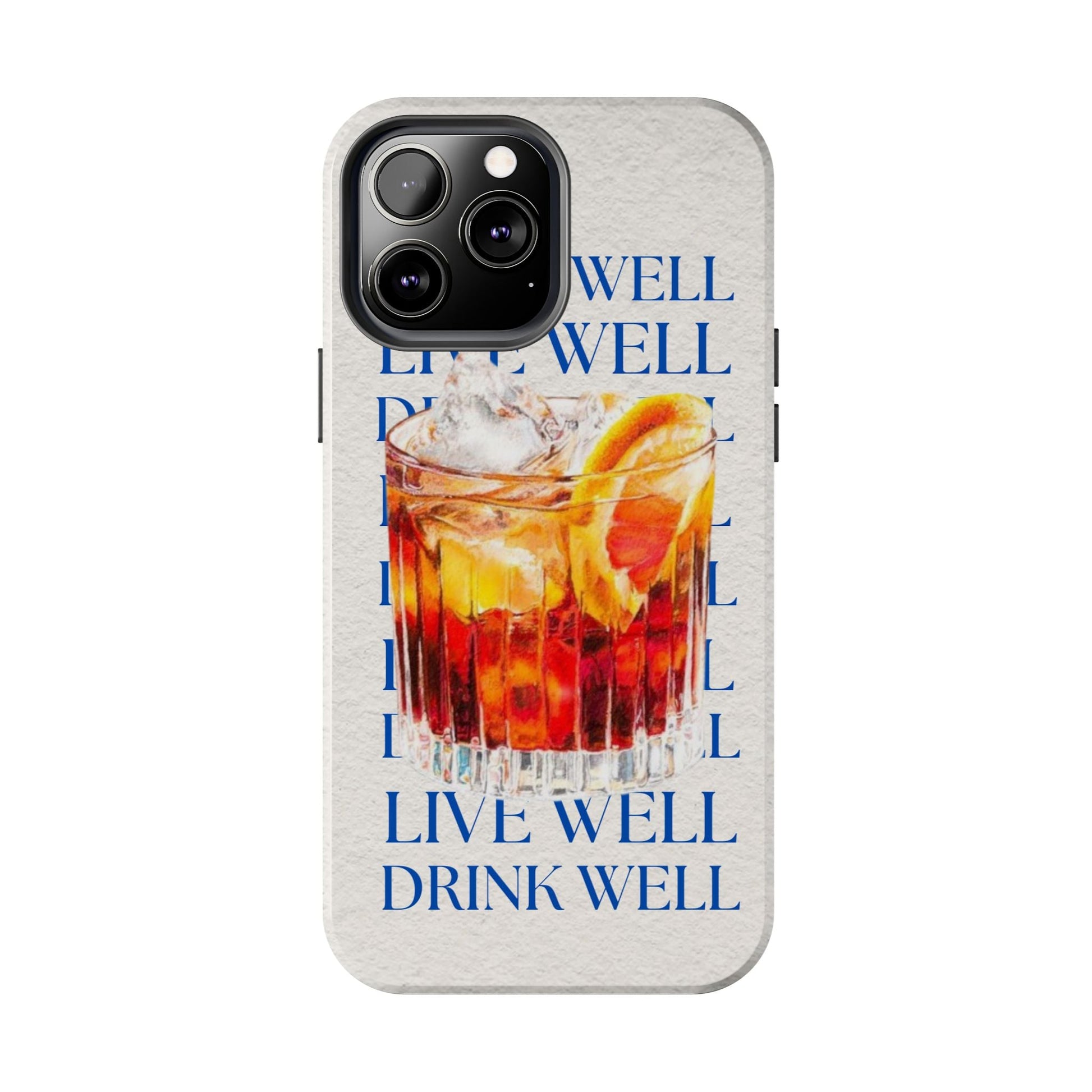 Drink Well Live Well iPhone Cases - SmartHomeGoodies