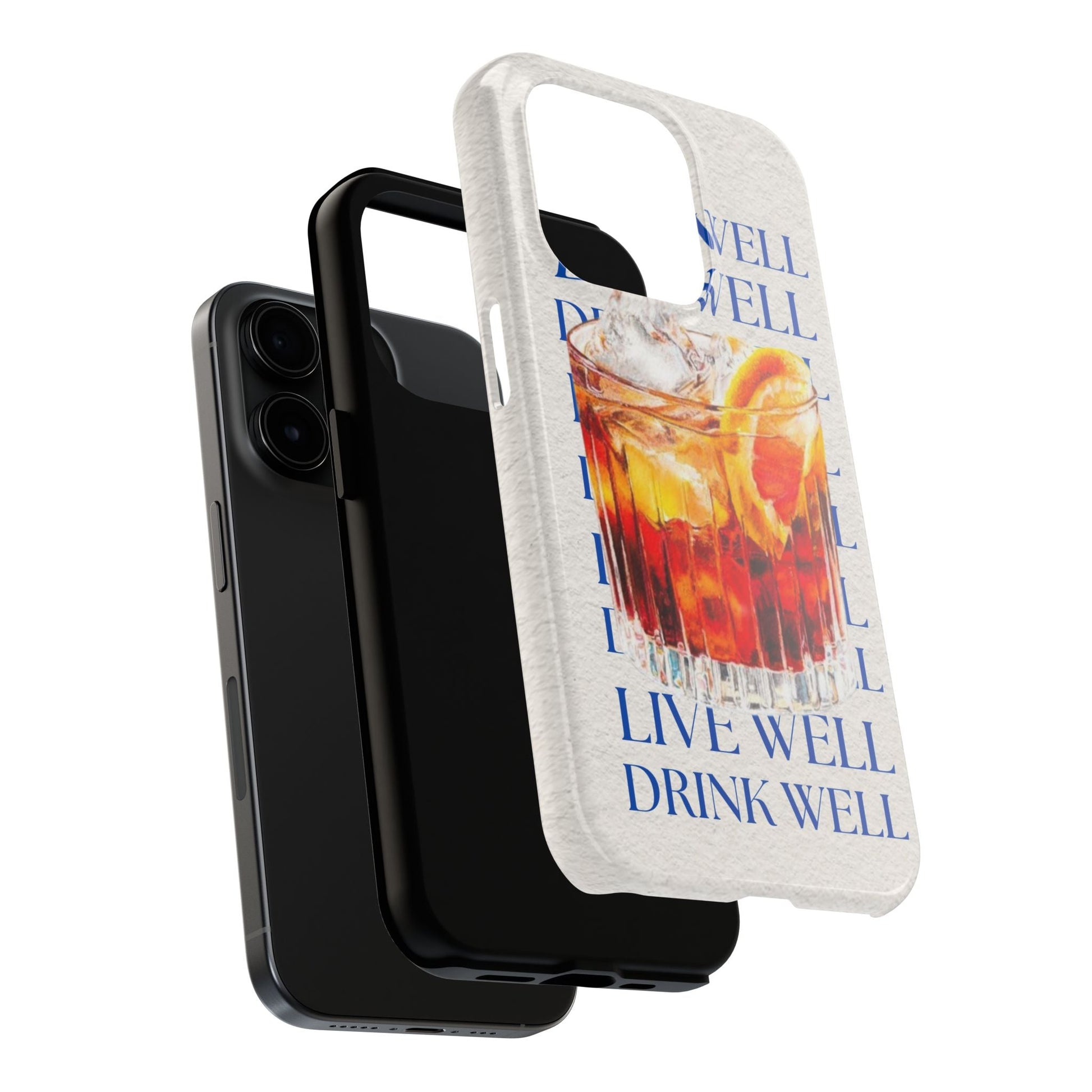 Drink Well Live Well iPhone Cases - SmartHomeGoodies