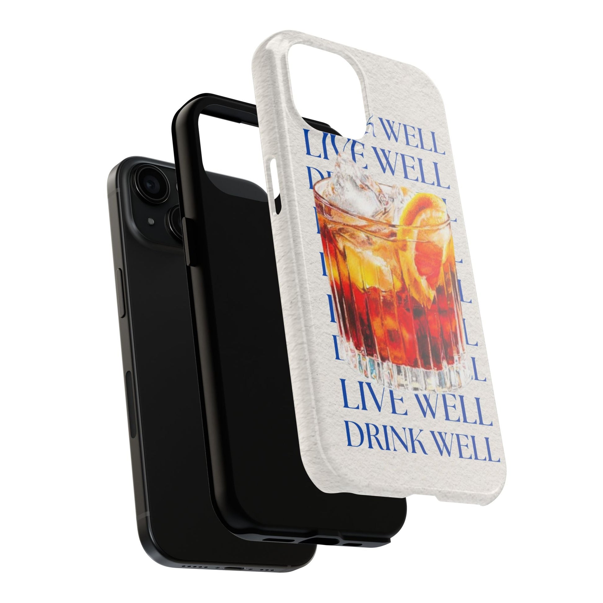 Drink Well Live Well iPhone Cases - SmartHomeGoodies