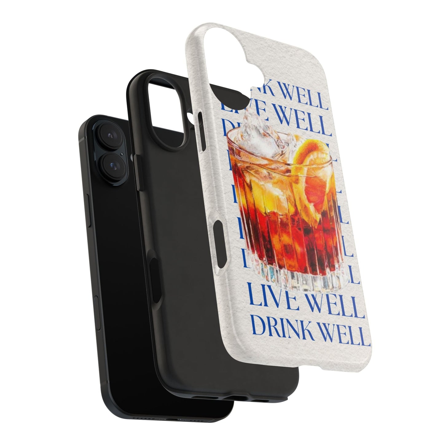 Drink Well Live Well iPhone Cases - SmartHomeGoodies