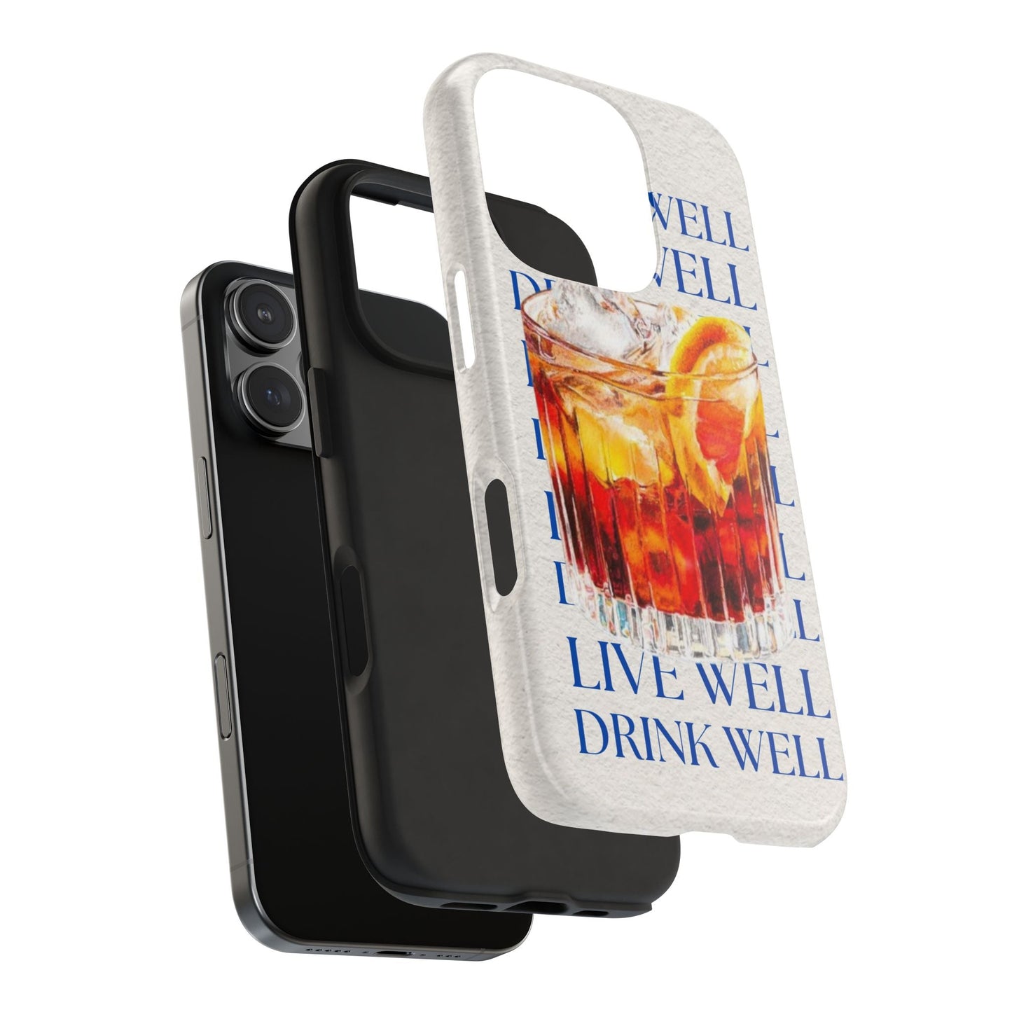 Drink Well Live Well iPhone Cases - SmartHomeGoodies