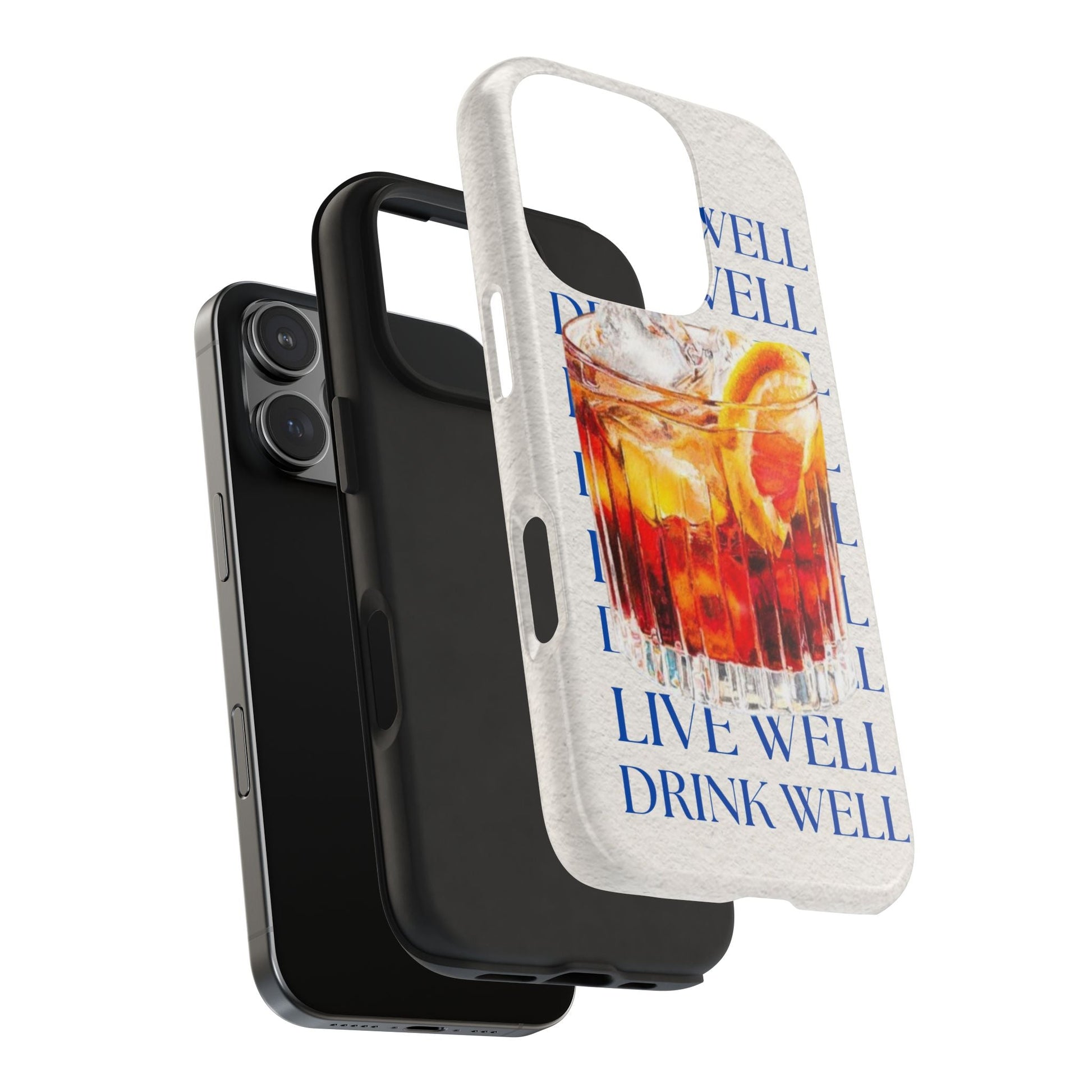 Drink Well Live Well iPhone Cases - SmartHomeGoodies