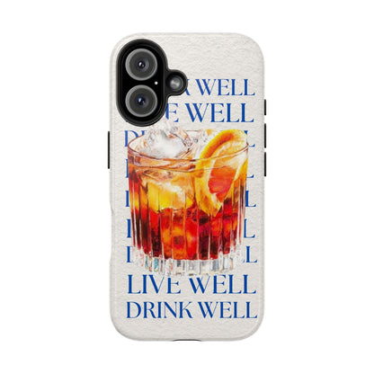 Drink Well Live Well iPhone Cases - SmartHomeGoodies