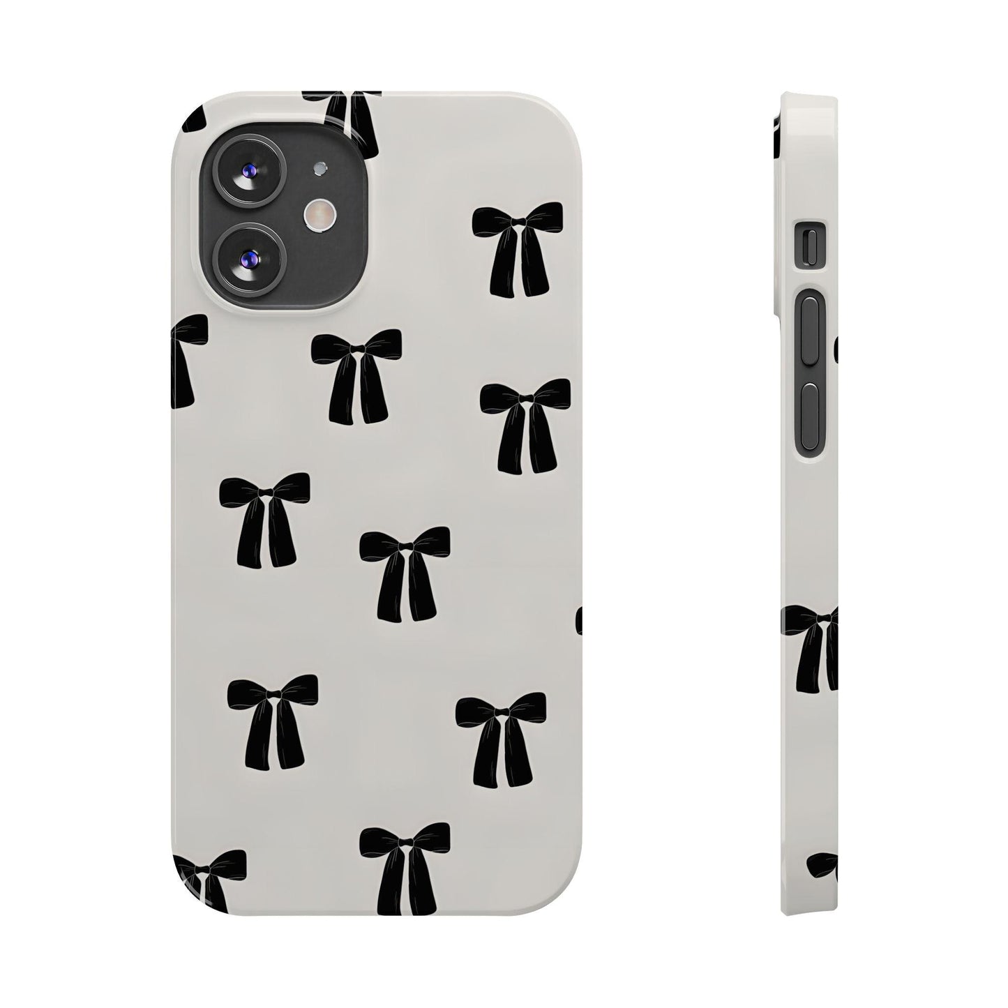 Eboné Bow Chic Slim Phone Case - Aesthetic, Trendy, and Impact - Resistant - SmartHomeGoodies
