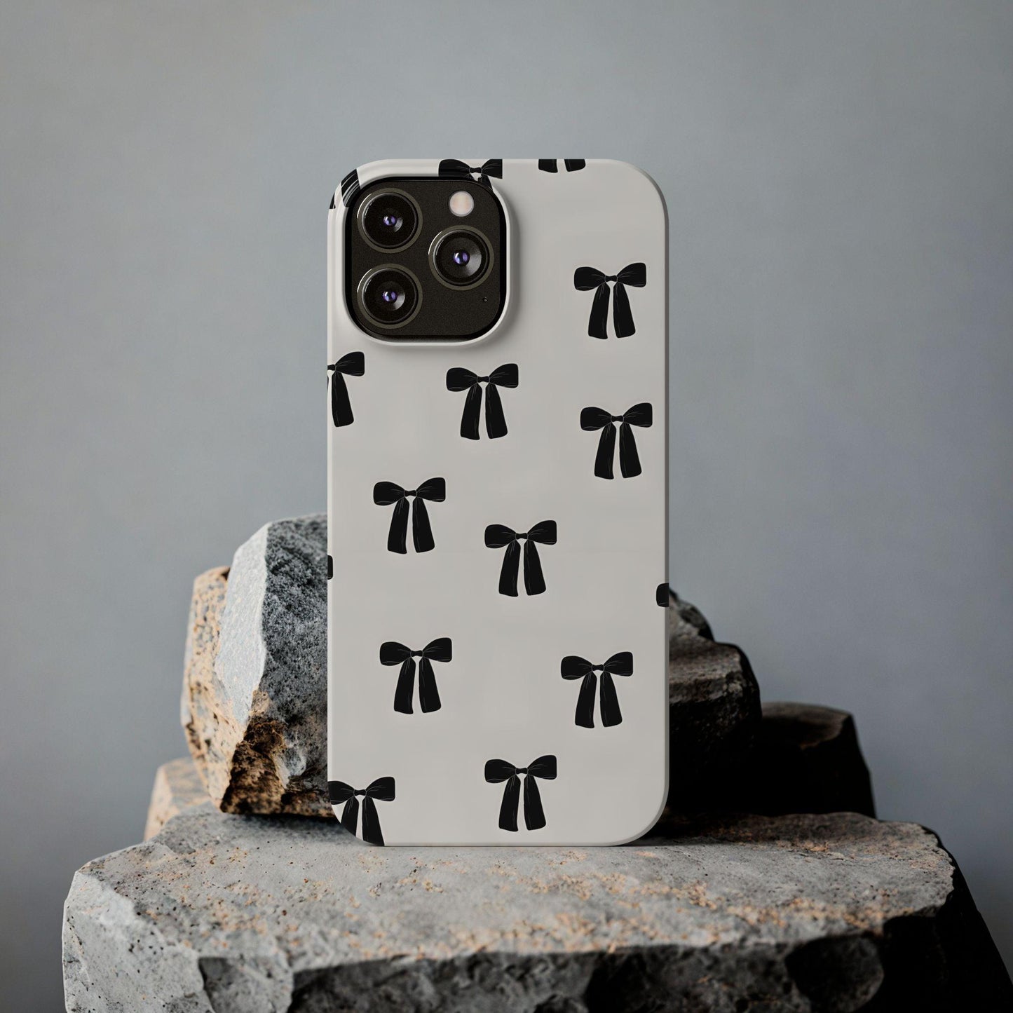 Eboné Bow Chic Slim Phone Case - Aesthetic, Trendy, and Impact - Resistant - SmartHomeGoodies