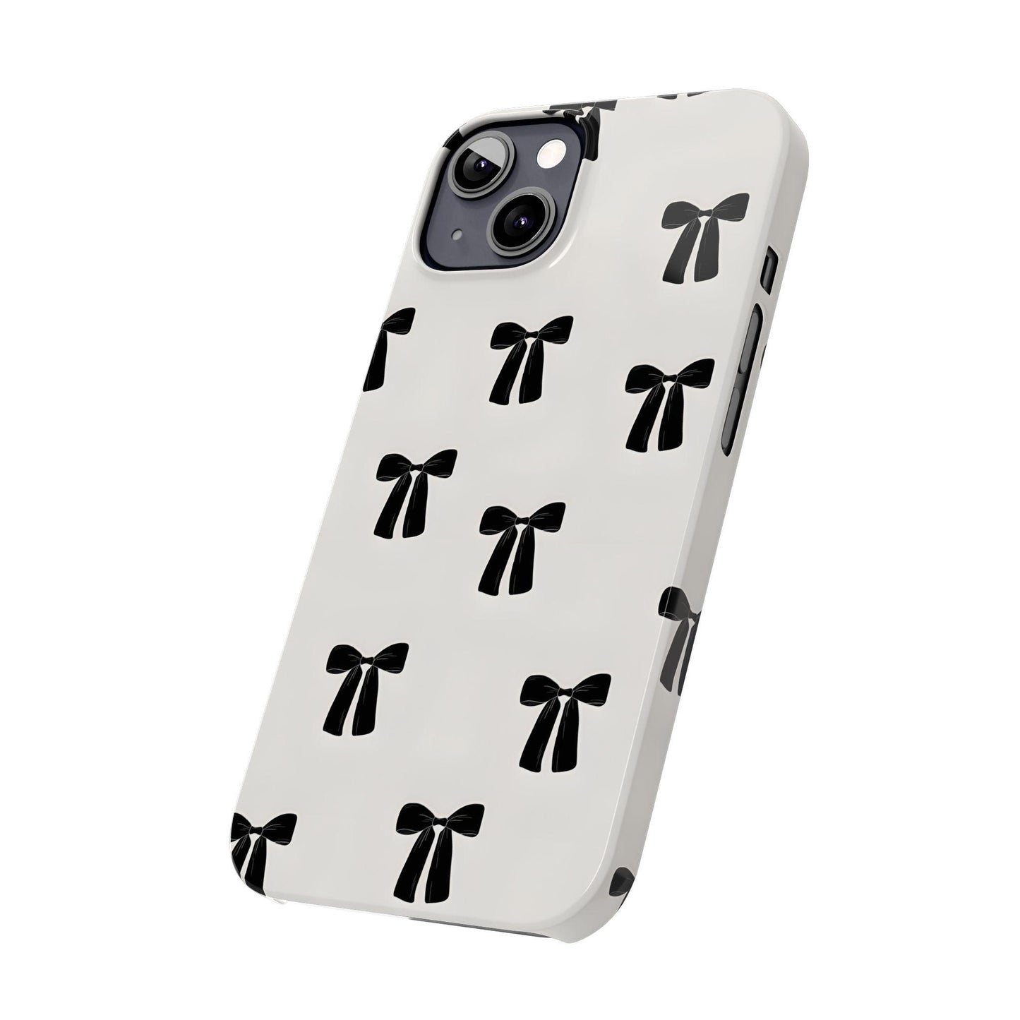 Eboné Bow Chic Slim Phone Case - Aesthetic, Trendy, and Impact - Resistant - SmartHomeGoodies