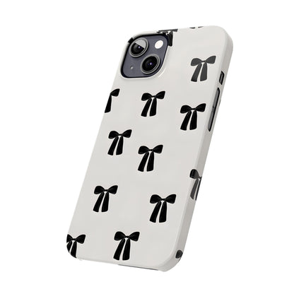 Eboné Bow Chic Slim Phone Case - Aesthetic, Trendy, and Impact - Resistant - SmartHomeGoodies