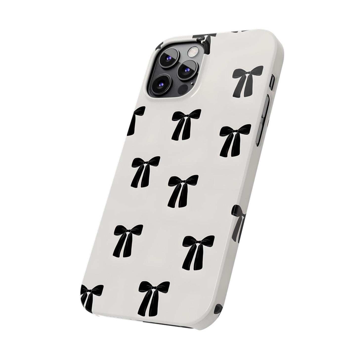 Eboné Bow Chic Slim Phone Case - Aesthetic, Trendy, and Impact - Resistant - SmartHomeGoodies