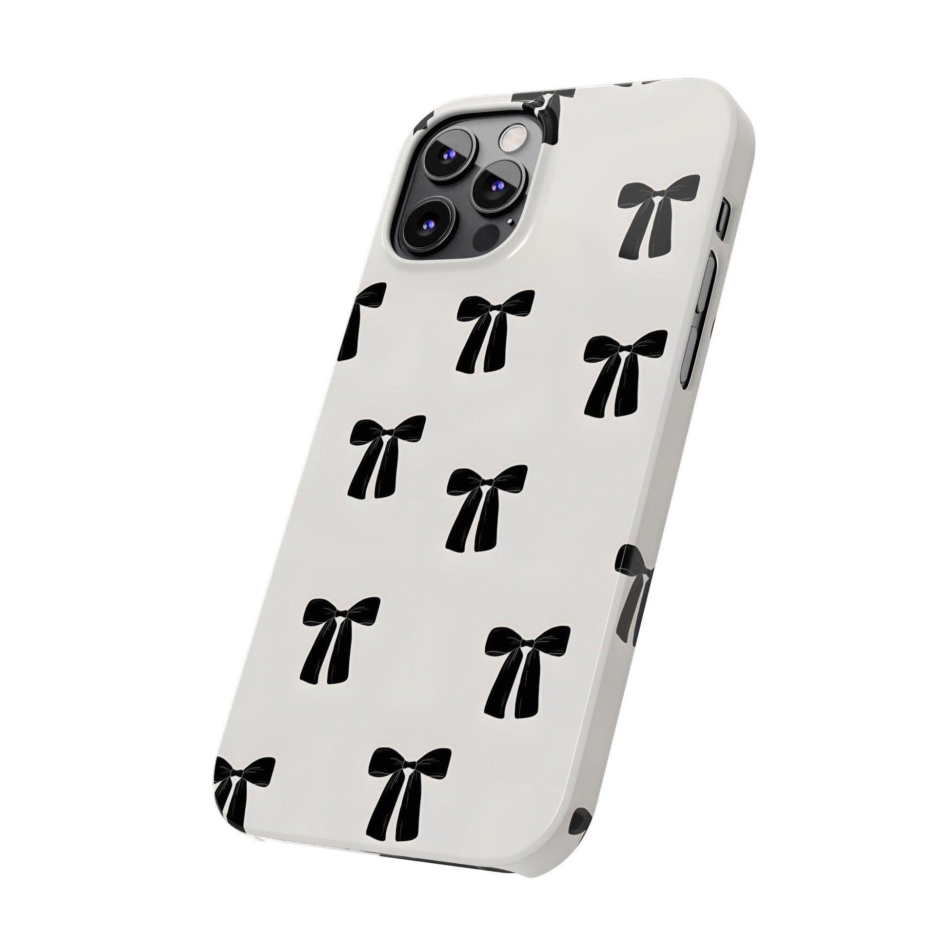 Eboné Bow Chic Slim Phone Case - Aesthetic, Trendy, and Impact - Resistant - SmartHomeGoodies