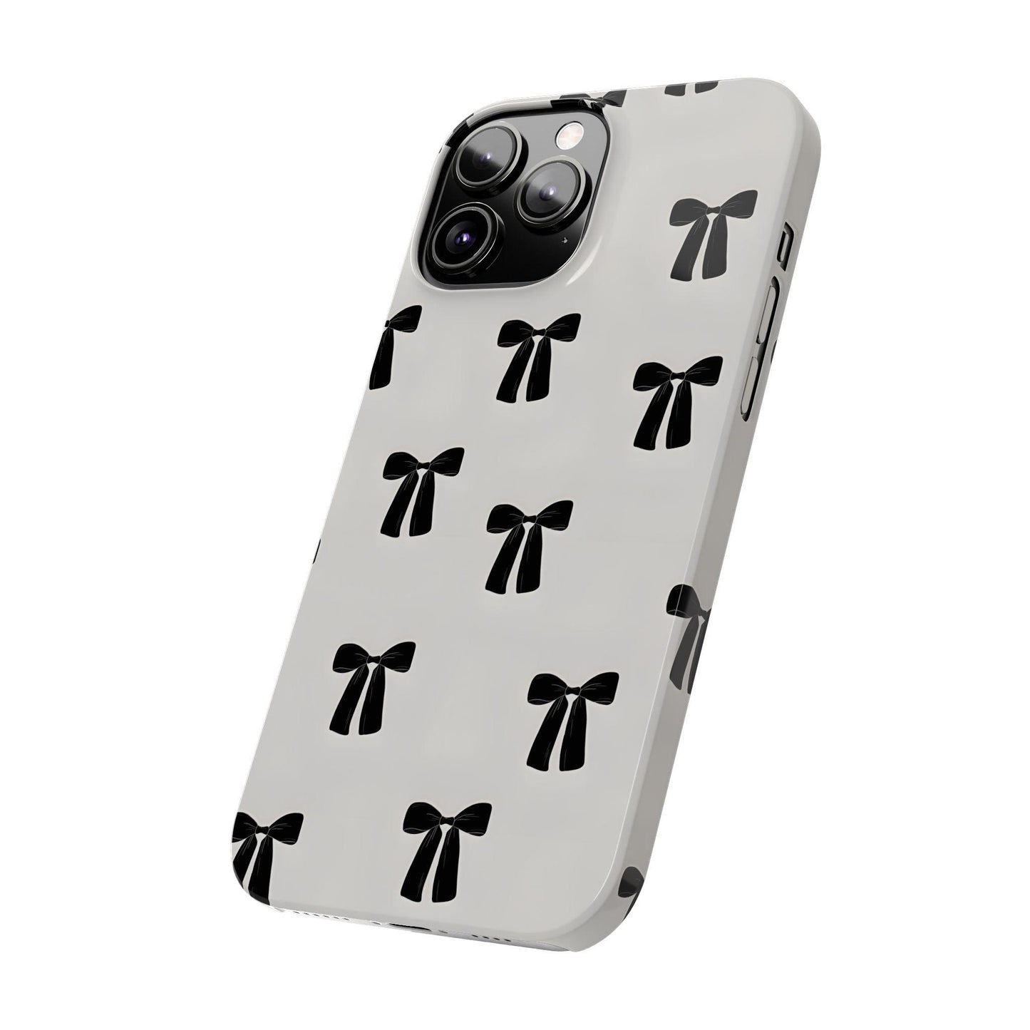 Eboné Bow Chic Slim Phone Case - Aesthetic, Trendy, and Impact - Resistant - SmartHomeGoodies
