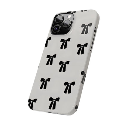 Eboné Bow Chic Slim Phone Case - Aesthetic, Trendy, and Impact - Resistant - SmartHomeGoodies