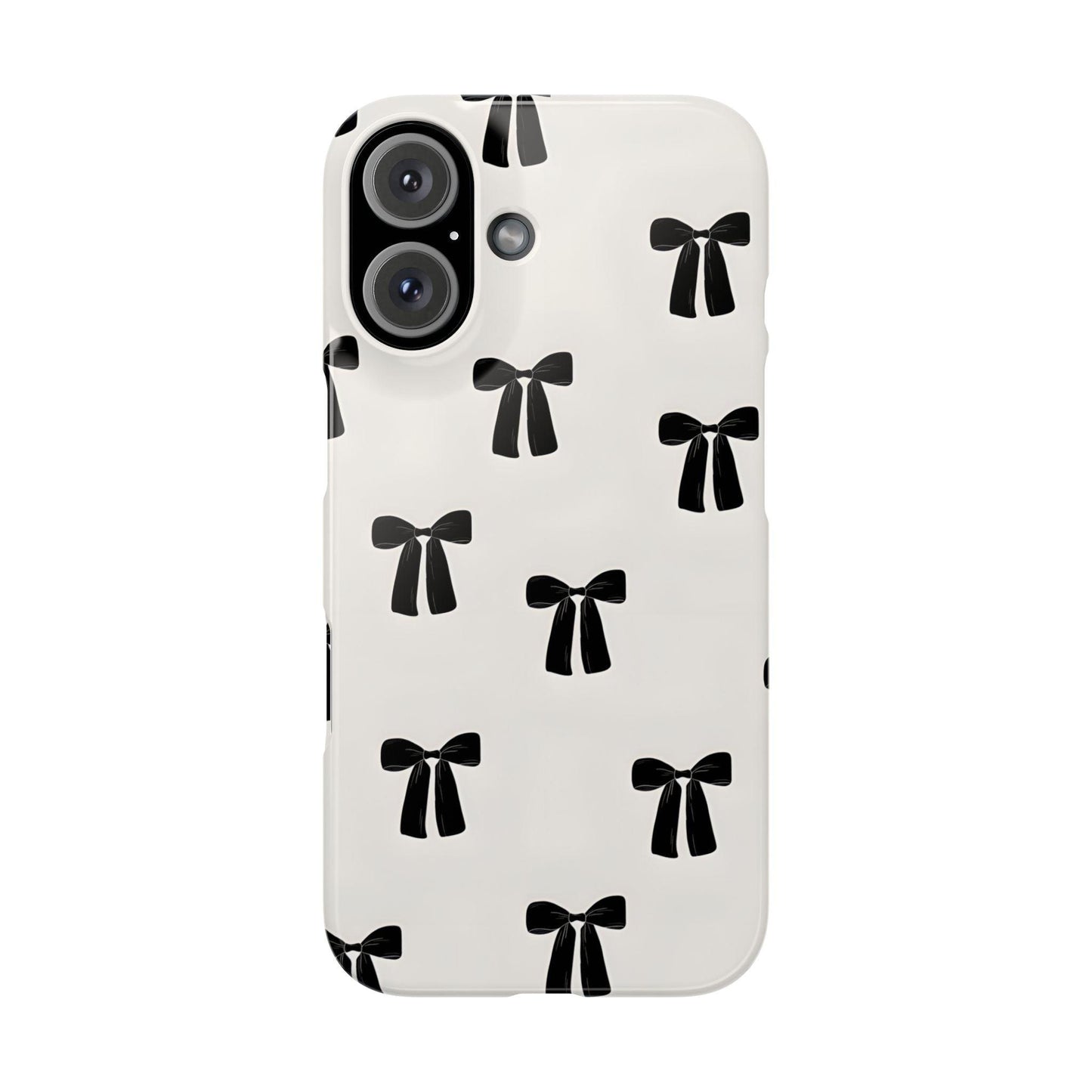 Eboné Bow Chic Slim Phone Case - Aesthetic, Trendy, and Impact - Resistant - SmartHomeGoodies