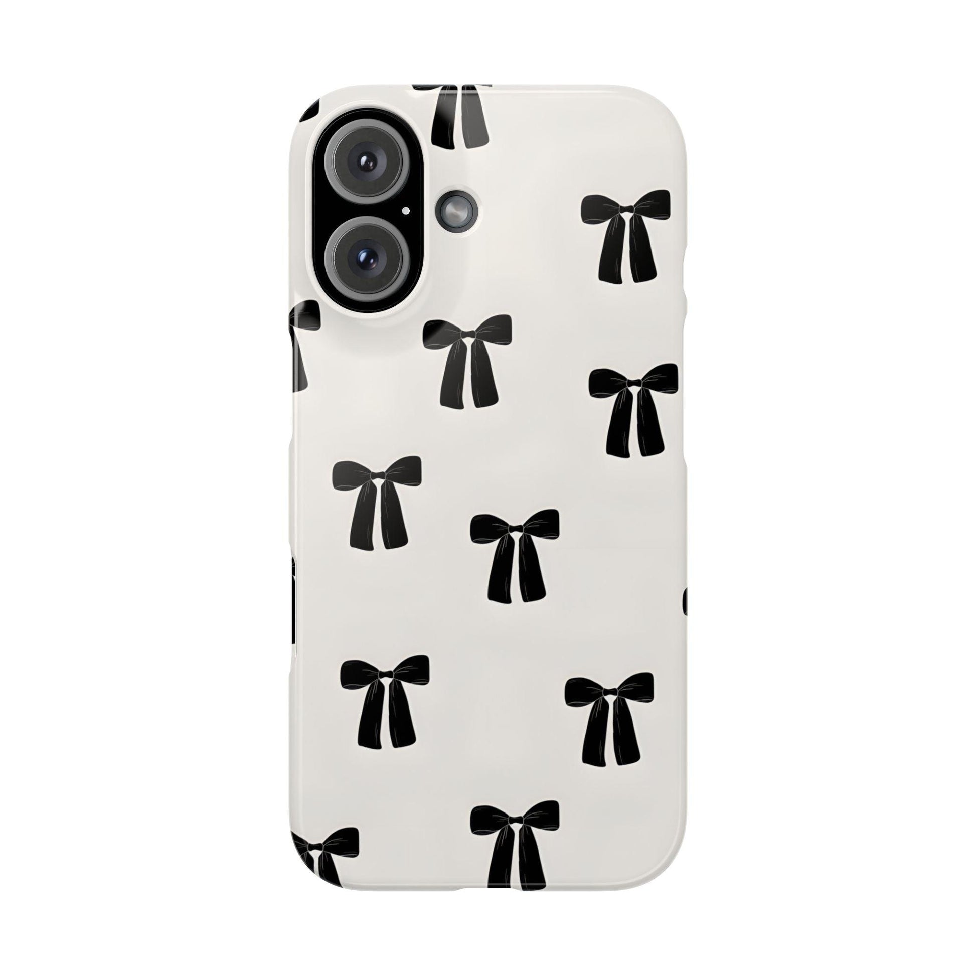 Eboné Bow Chic Slim Phone Case - Aesthetic, Trendy, and Impact - Resistant - SmartHomeGoodies