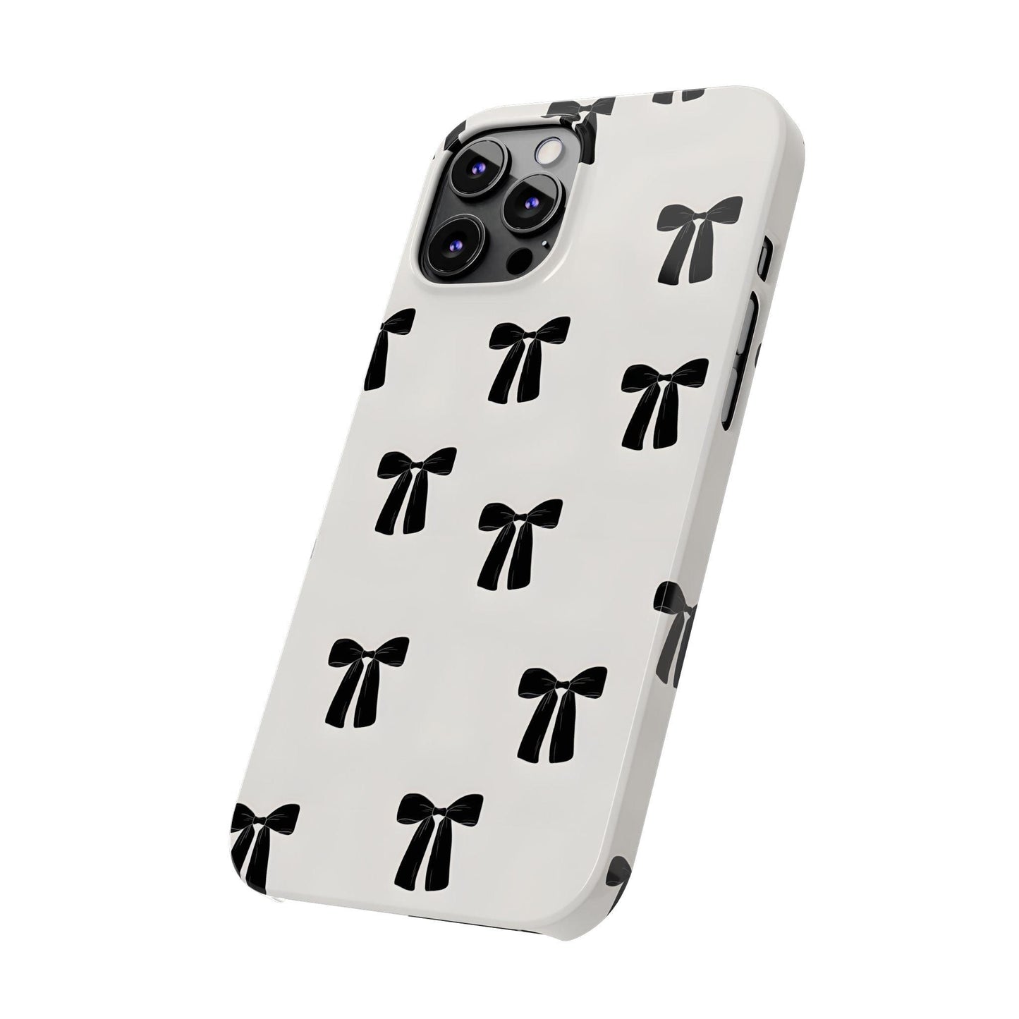 Eboné Bow Chic Slim Phone Case - Aesthetic, Trendy, and Impact - Resistant - SmartHomeGoodies