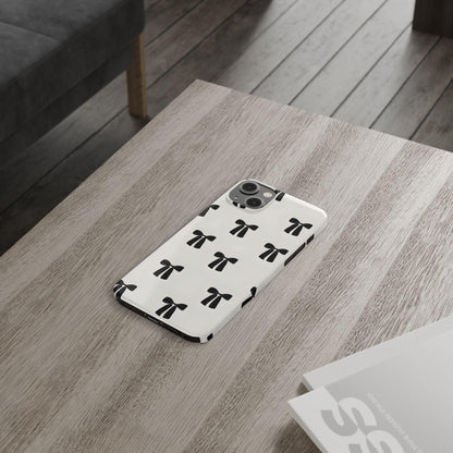 Eboné Bow Chic Slim Phone Case - Aesthetic, Trendy, and Impact - Resistant - SmartHomeGoodies