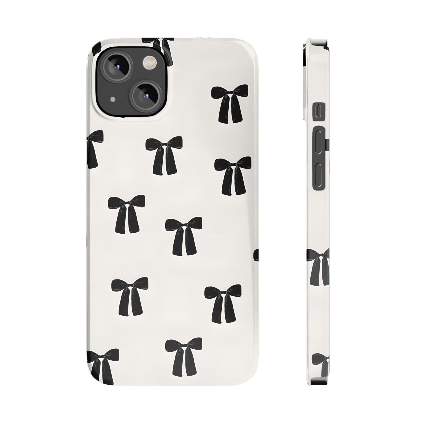 Eboné Bow Chic Slim Phone Case - Aesthetic, Trendy, and Impact - Resistant - SmartHomeGoodies