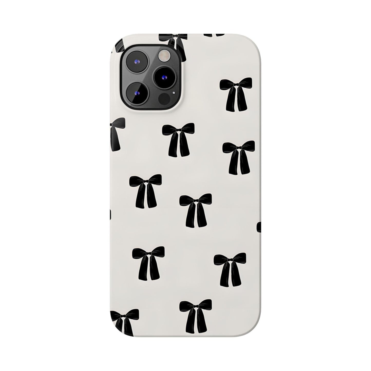 Eboné Bow Chic Slim Phone Case - Aesthetic, Trendy, and Impact - Resistant - SmartHomeGoodies