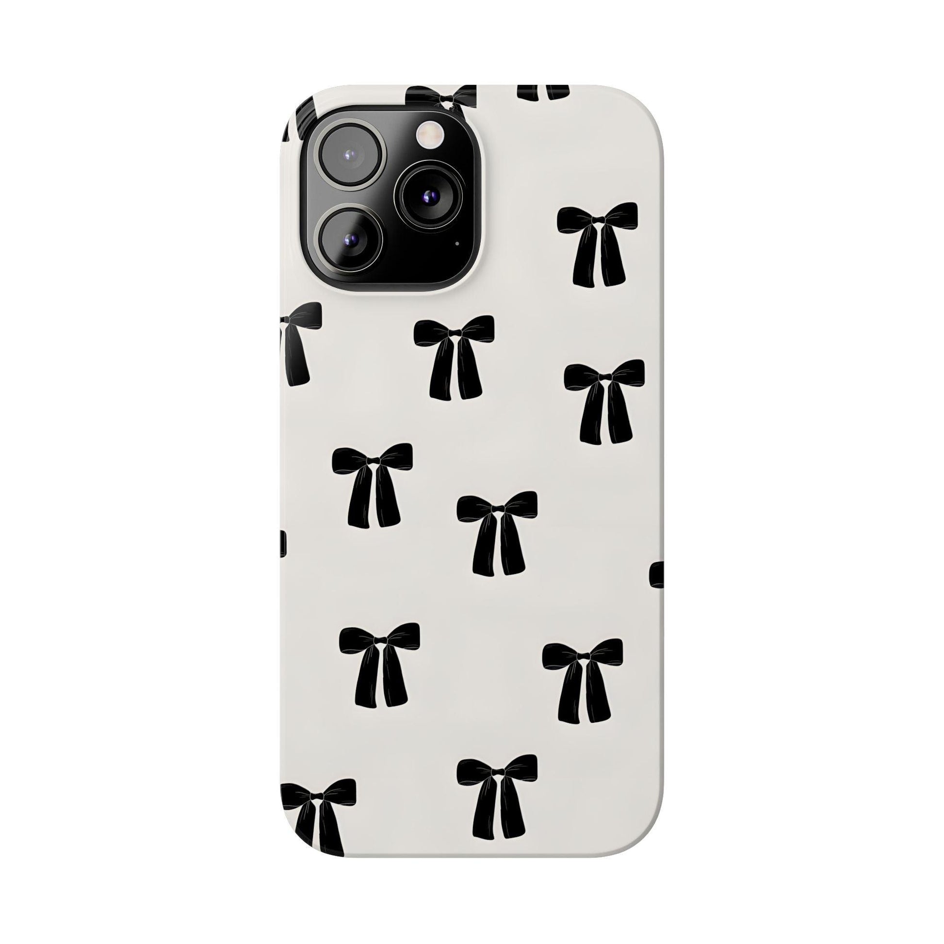 Eboné Bow Chic Slim Phone Case - Aesthetic, Trendy, and Impact - Resistant - SmartHomeGoodies