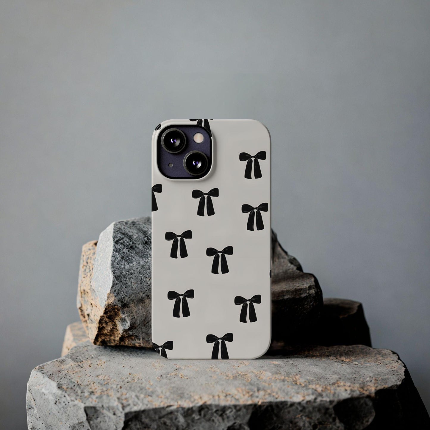 Eboné Bow Chic Slim Phone Case - Aesthetic, Trendy, and Impact - Resistant - SmartHomeGoodies