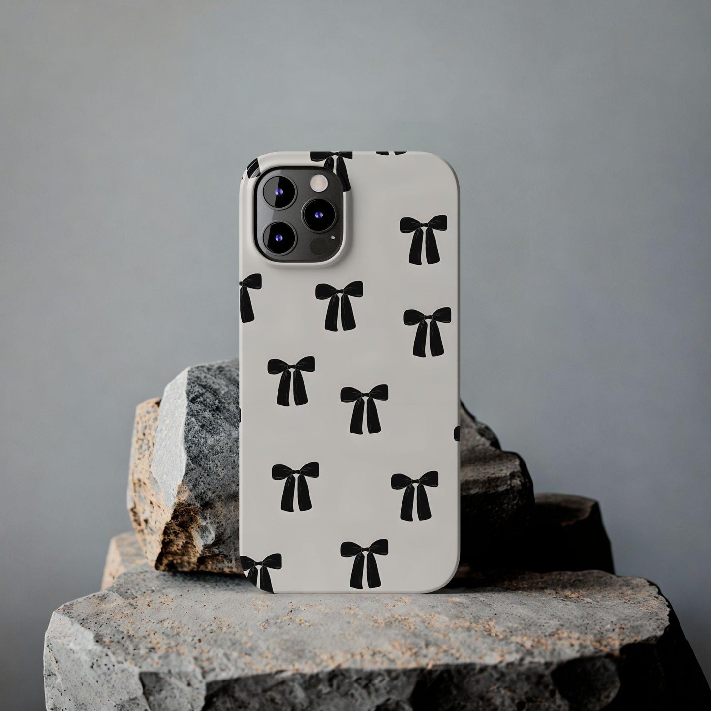 Eboné Bow Chic Slim Phone Case - Aesthetic, Trendy, and Impact - Resistant - SmartHomeGoodies