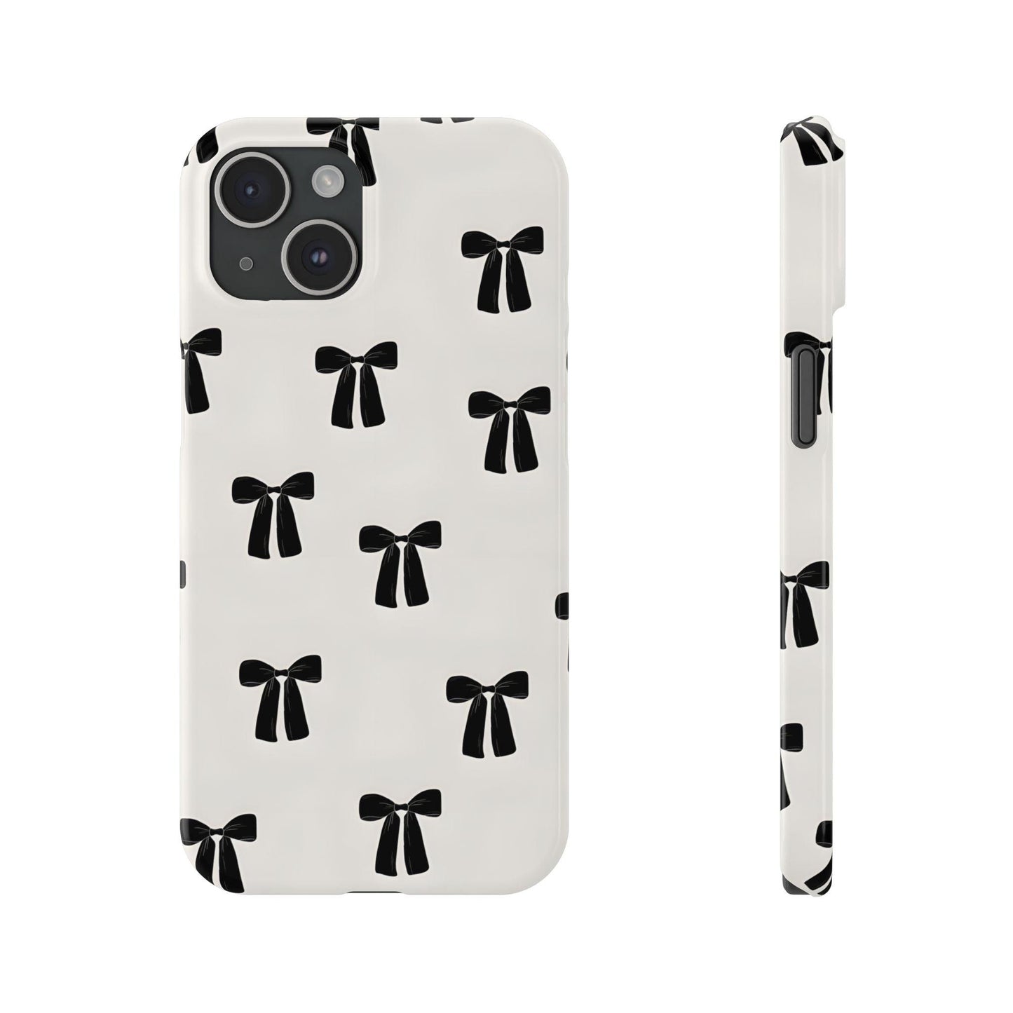 Eboné Bow Chic Slim Phone Case - Aesthetic, Trendy, and Impact - Resistant - SmartHomeGoodies