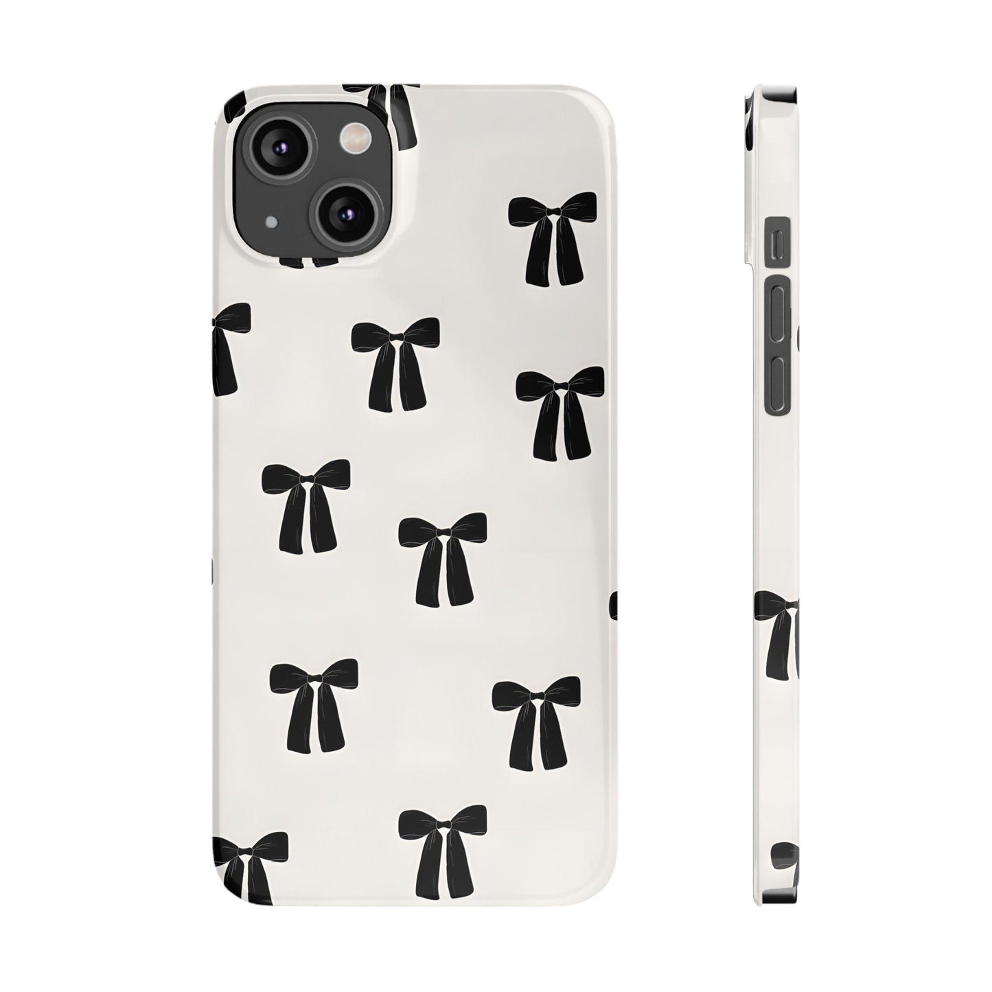 Eboné Bow Chic Slim Phone Case - Aesthetic, Trendy, and Impact - Resistant - SmartHomeGoodies
