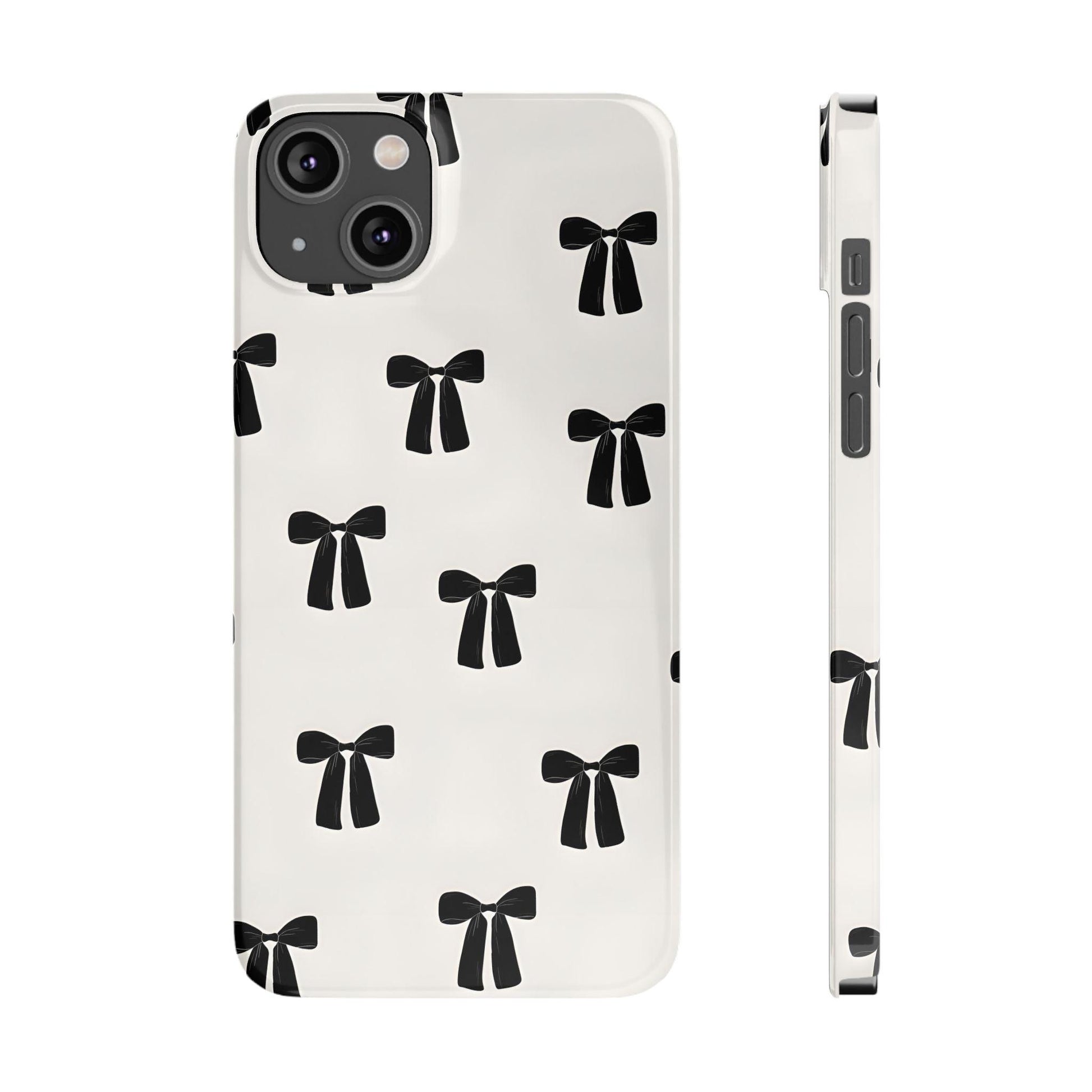 Eboné Bow Chic Slim Phone Case - Aesthetic, Trendy, and Impact - Resistant - SmartHomeGoodies