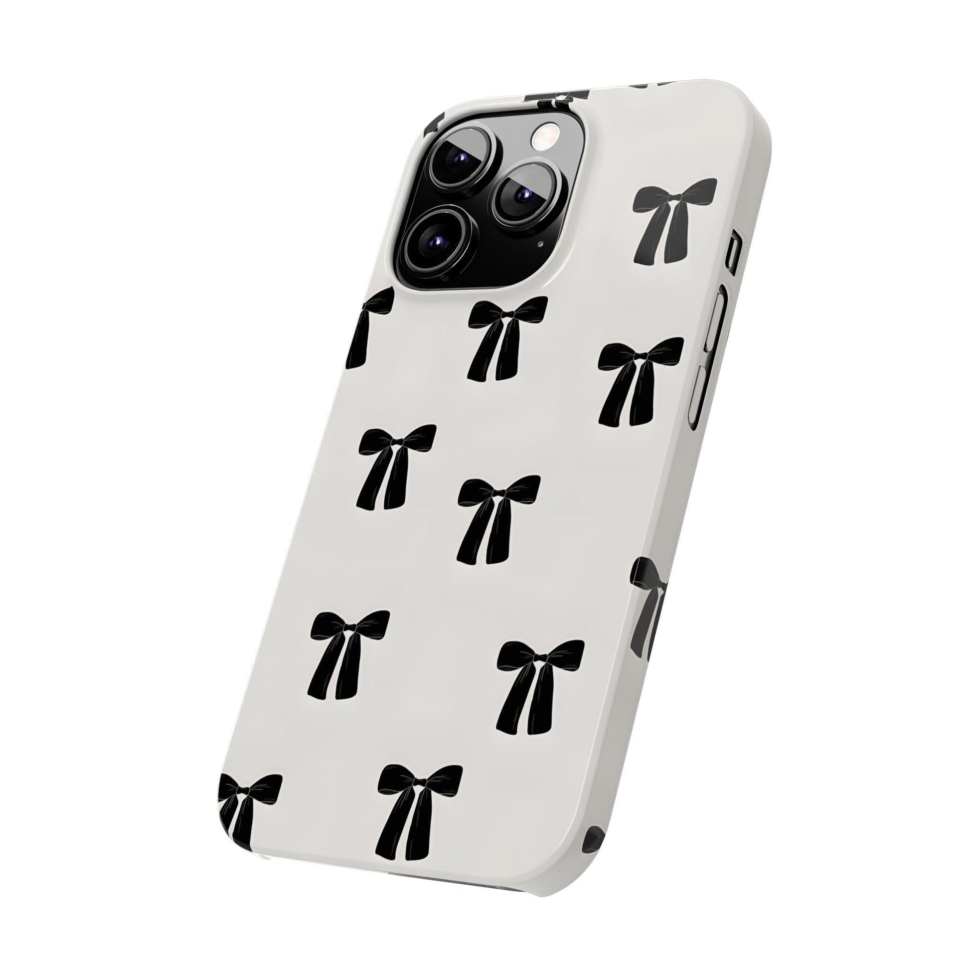 Eboné Bow Chic Slim Phone Case - Aesthetic, Trendy, and Impact - Resistant - SmartHomeGoodies
