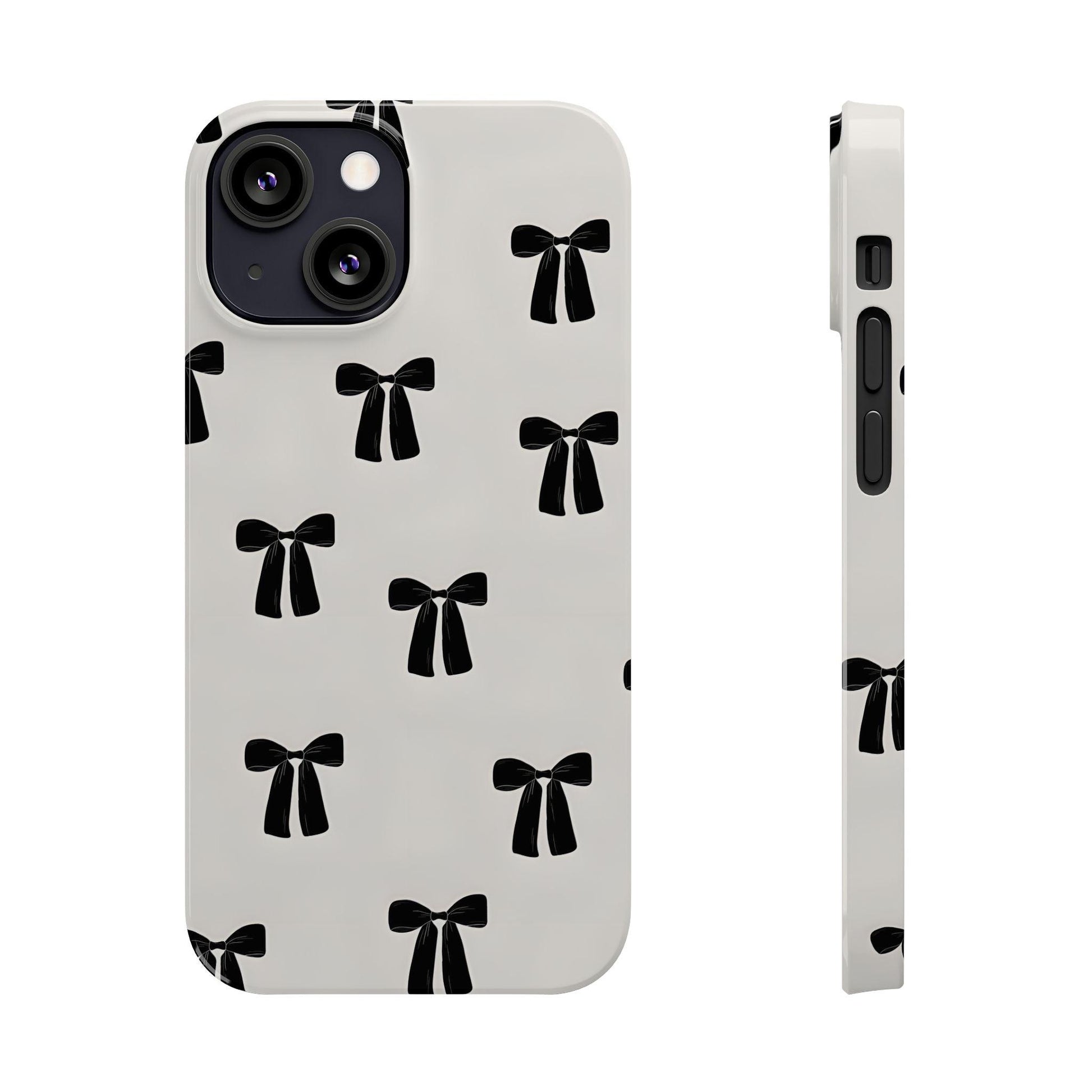 Eboné Bow Chic Slim Phone Case - Aesthetic, Trendy, and Impact - Resistant - SmartHomeGoodies