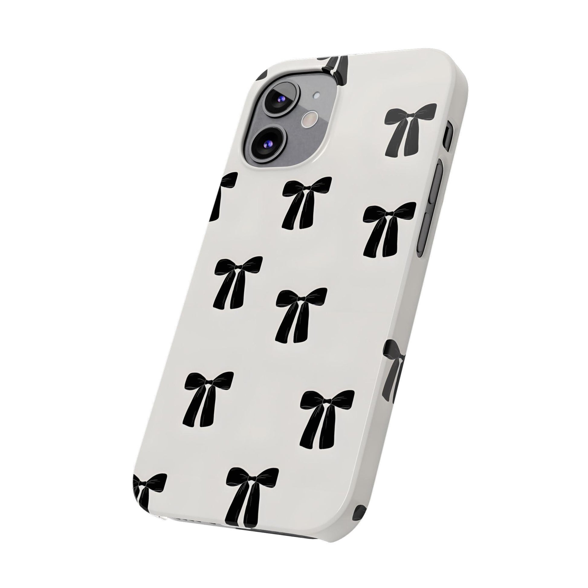 Eboné Bow Chic Slim Phone Case - Aesthetic, Trendy, and Impact - Resistant - SmartHomeGoodies