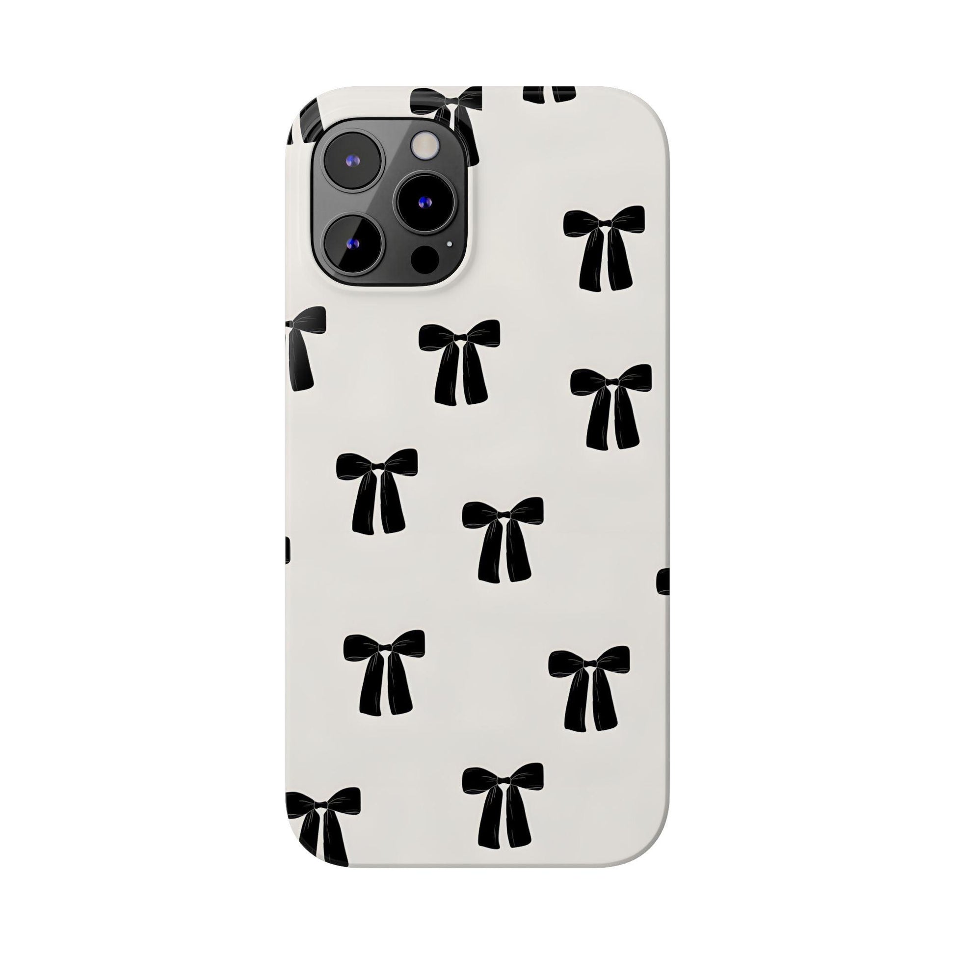 Eboné Bow Chic Slim Phone Case - Aesthetic, Trendy, and Impact - Resistant - SmartHomeGoodies