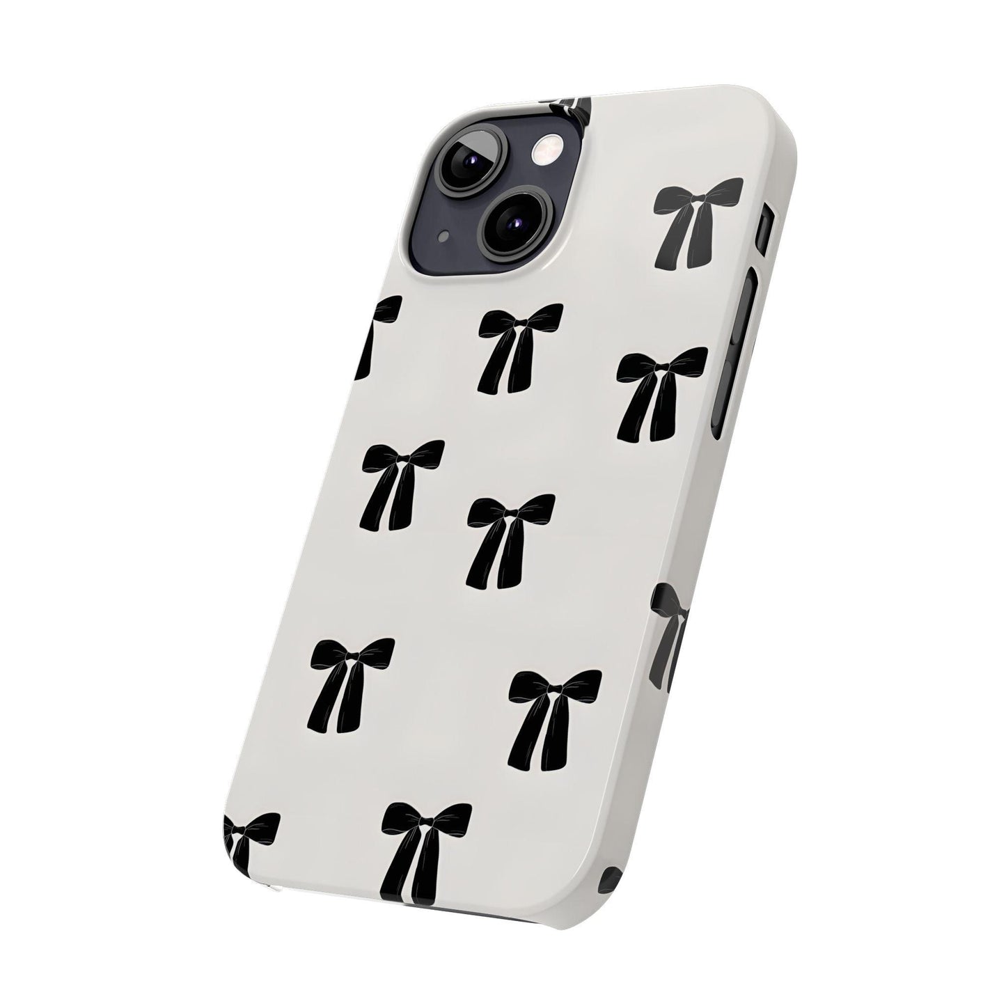 Eboné Bow Chic Slim Phone Case - Aesthetic, Trendy, and Impact - Resistant - SmartHomeGoodies